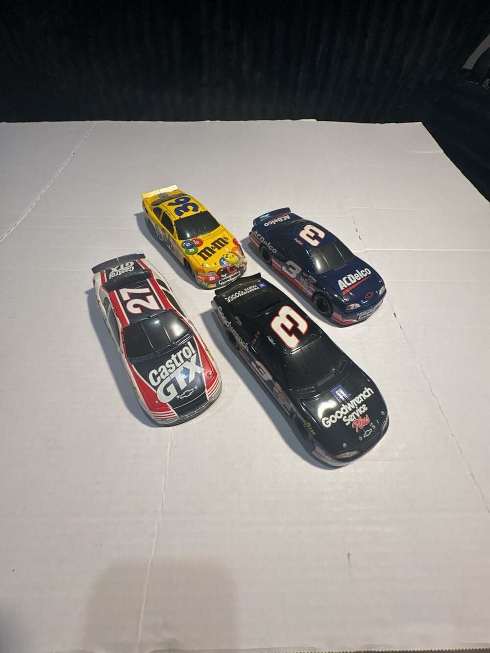 Lot of 4 Vintage NASCAR 1:24 Scale Die-Cast Stock Cars